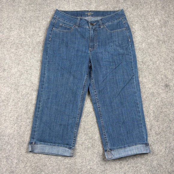 Riders by Lee Denim - Riders by Lee Denim Capris Womens 10M Blue‎ Jeans Cuffed Casual Summer 13142E6